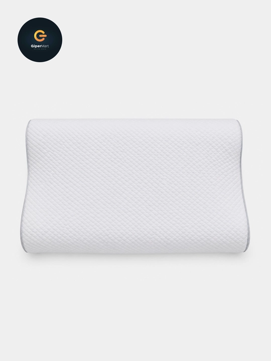 Ortopedik yostiq Memory Foam 60x40 sm. Uxlash uchun bo'yin va bosh uchun xotira effektli