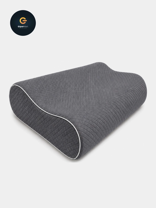 Ortopedik yostiq Memory Foam 60x40 sm. Uxlash uchun bo'yin va bosh uchun xotira effektli