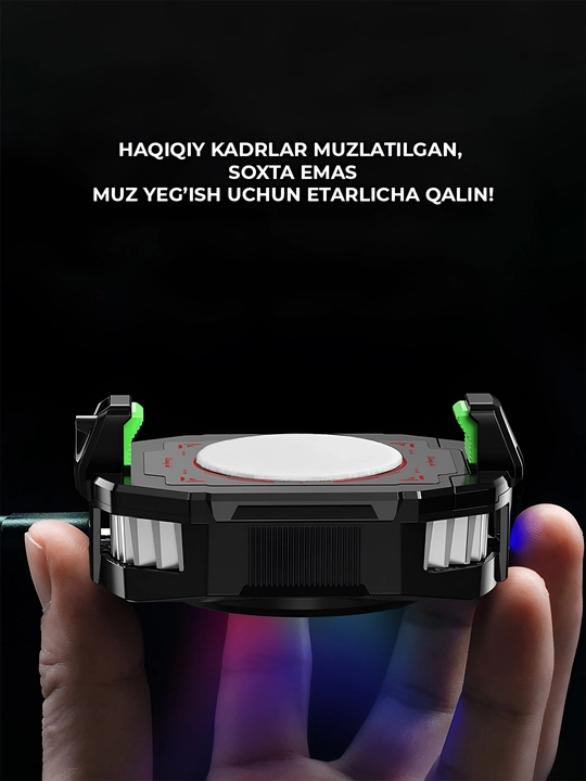 PUBG, Call of Duty va boshqa o‘yinlar uchun batareya va kabelli telefon sovutgichi kuller