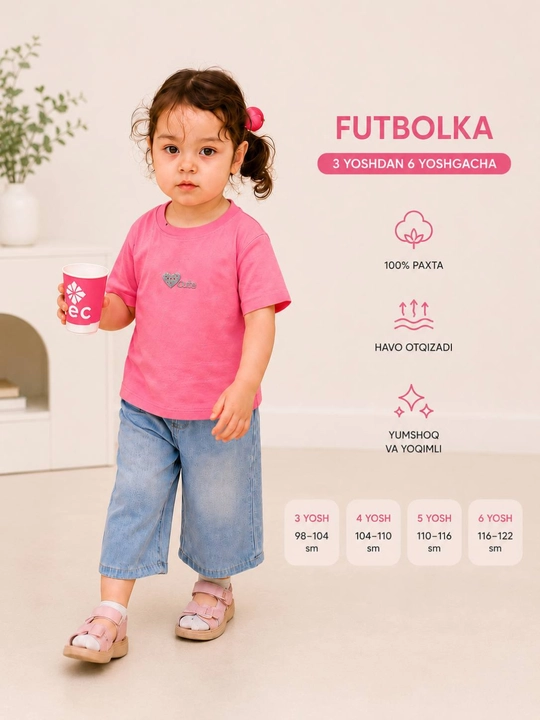 Bolalar futbolkalari, qizlar futbolkalari - 