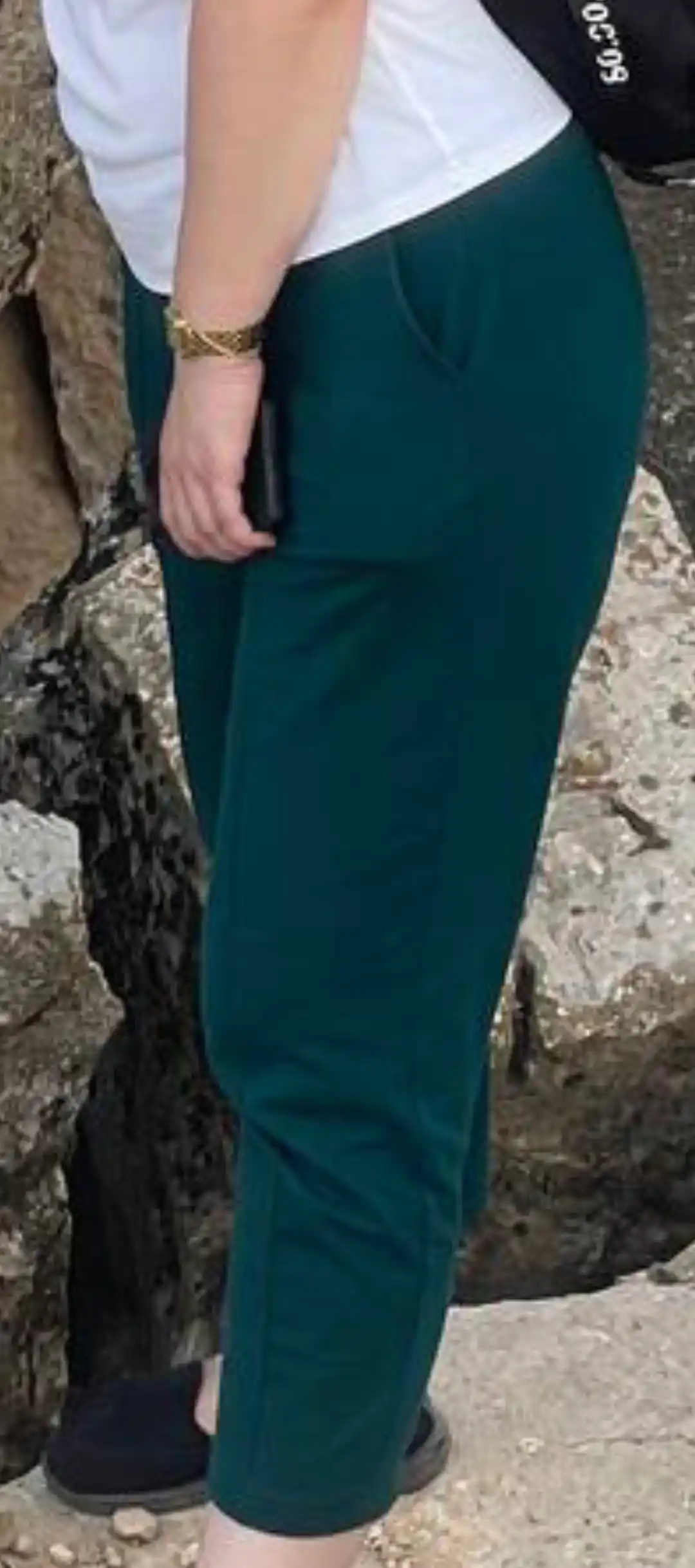 Ayollar keng jogger shimi, paxtasidan tikilgan sport shimi, ORZU-TEXS
