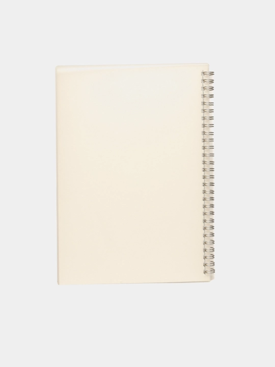 A5 va B5 formatdagi bloknot, minimalistik dizayn, shaffof muqova, 70 varaq katakli sahifa