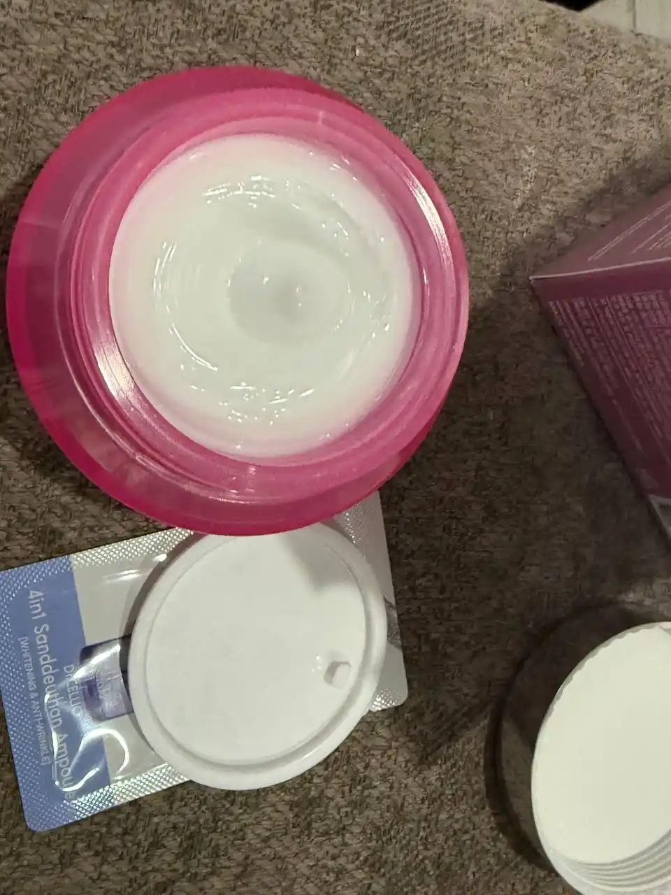 Dr.Cellio 4in1 увлажняющий коллагеновый крем + ночная маска для лица, против морщин