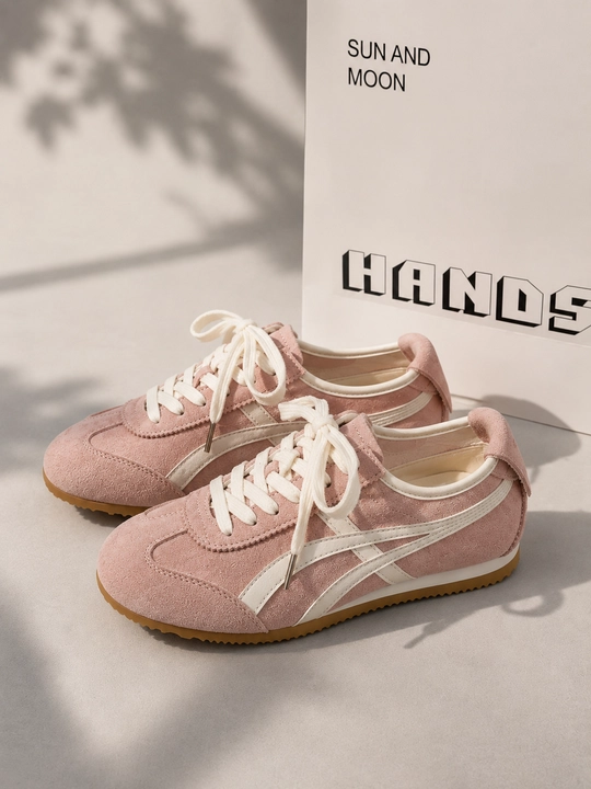 Ayollar uchun Onitsuka uslubidagi krossovkalar, malomerka — 1 razmer kattaroq oling - 