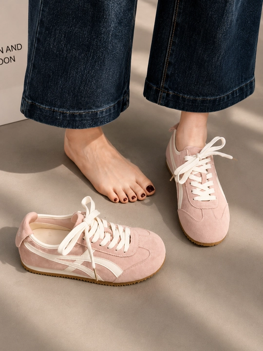 Ayollar uchun Onitsuka uslubidagi krossovkalar, malomerka — 1 razmer kattaroq oling