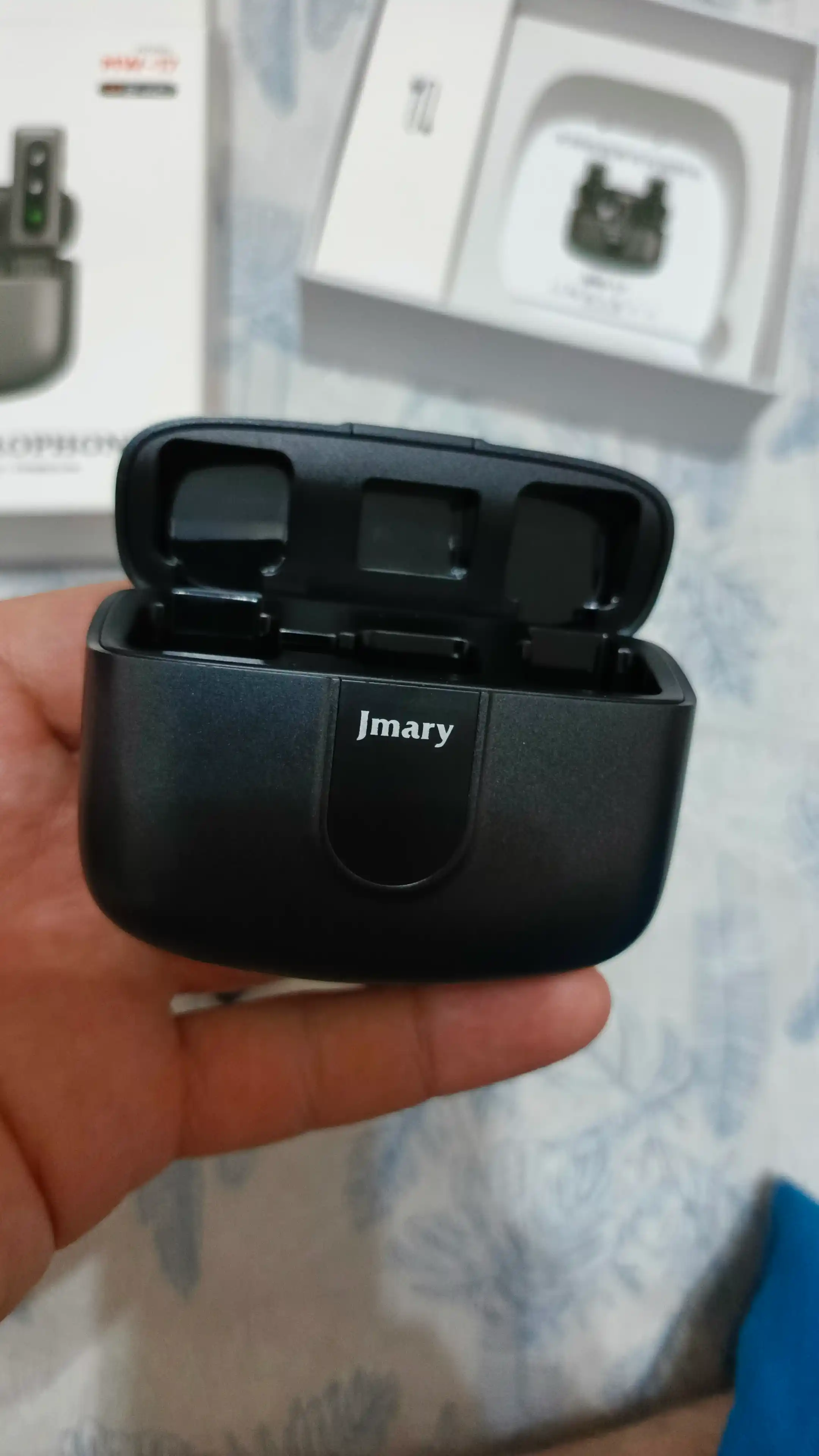 Jmary MW-17 Simsiz Mikrofon 2.4G–Shovqinni Bosuvchi, Bloger va Intervyu uchun Professional