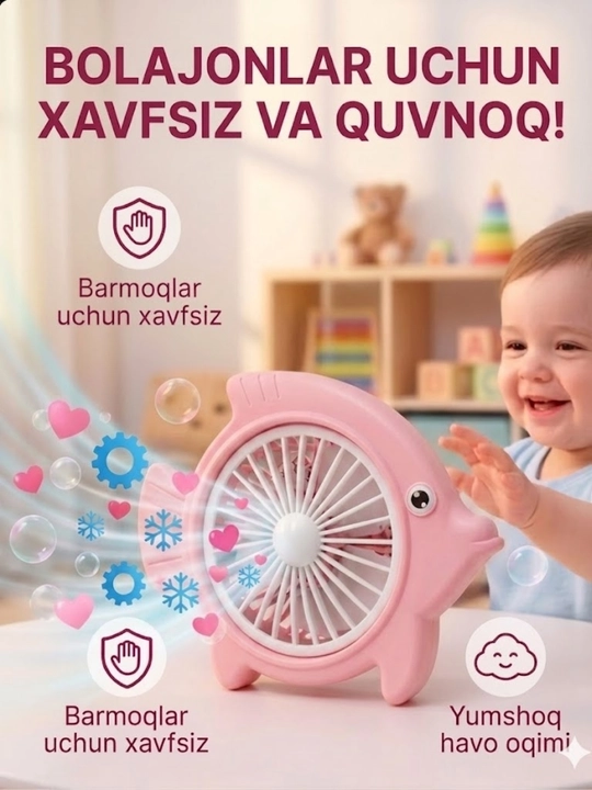 Ventilyator. Akalon. kichkina ventilyator. mini-ventilyator. stol ventilyatori - 