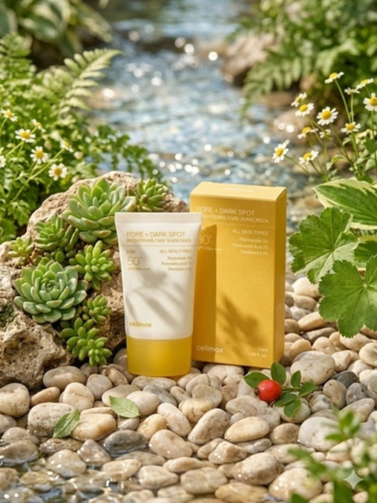 Осветляющий солнцезащитный крем Celimax SPF 50+, 40 мл - 