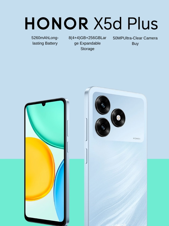 Honor X5d Plus (2026) —  5260 мАч, сверхчеткой 50-мп камерой и функцией MagicCapsule - 