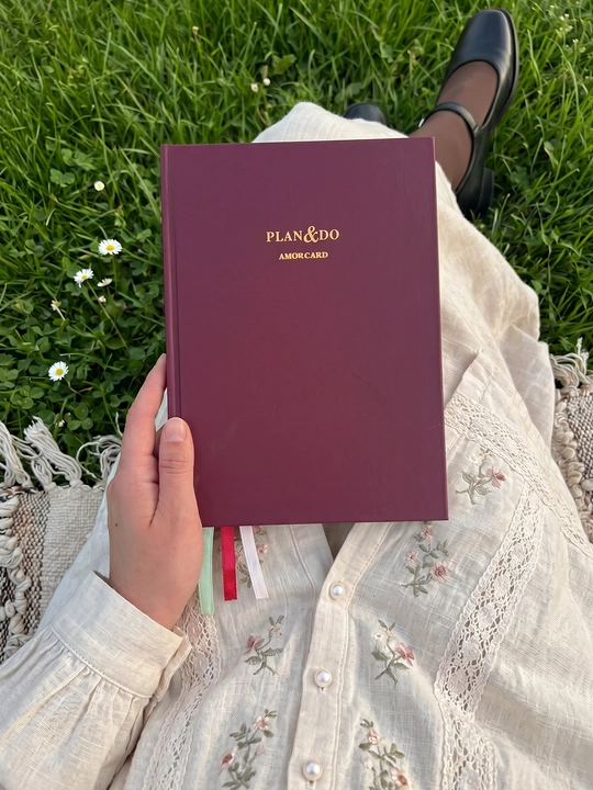 Bloknot, A5 formatdagi planer, qaydlar uchun bloknot, kundalik, estetik, 200 varaq - 