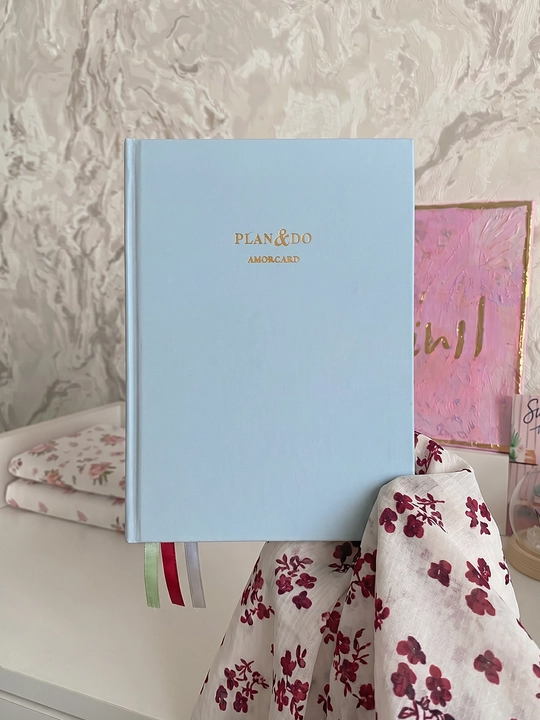 Bloknot, A5 formatdagi planer, qaydlar uchun bloknot, kundalik, estetik, 200 varaq