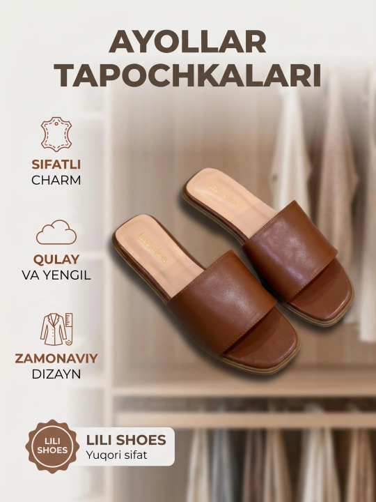 Ayollar oyoq kiyimlari, tapichka ayollar, oyoq kiyimlar ayollar uchun razmer 36-40