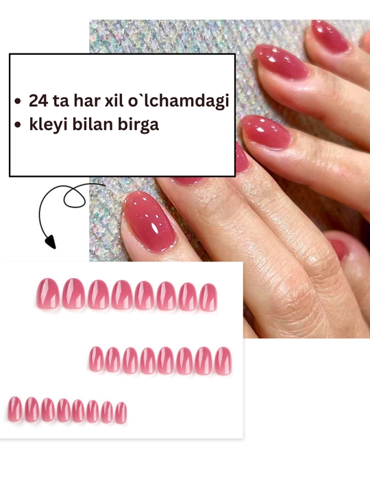 Накладные ногти с готовым дизайном