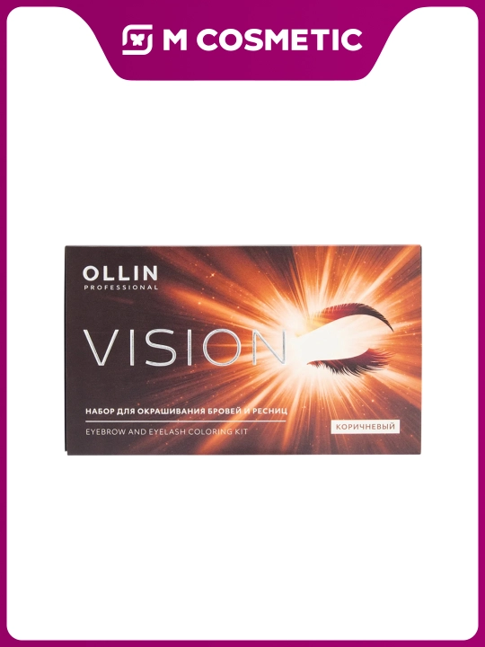 OLLIN Professional / VISION Qosh va kiprik bo‘yash uchun to‘plam Jigarrang - 