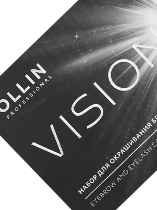 OLLIN Professional / VISION Набор для окрашивания бровей и ресниц чёрный, 1 набор