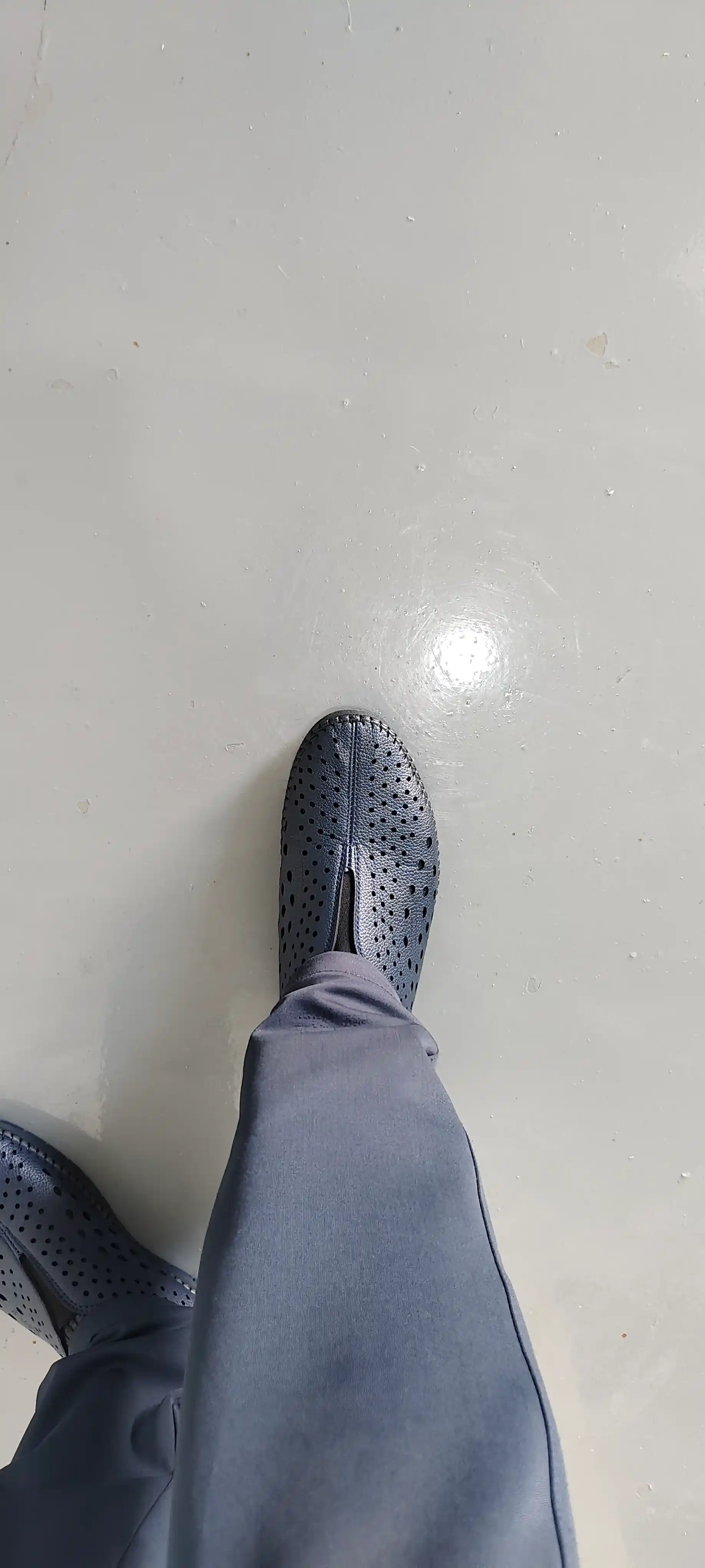 Erkaklar uchun qulay charm yozgi loferlar 40-44
