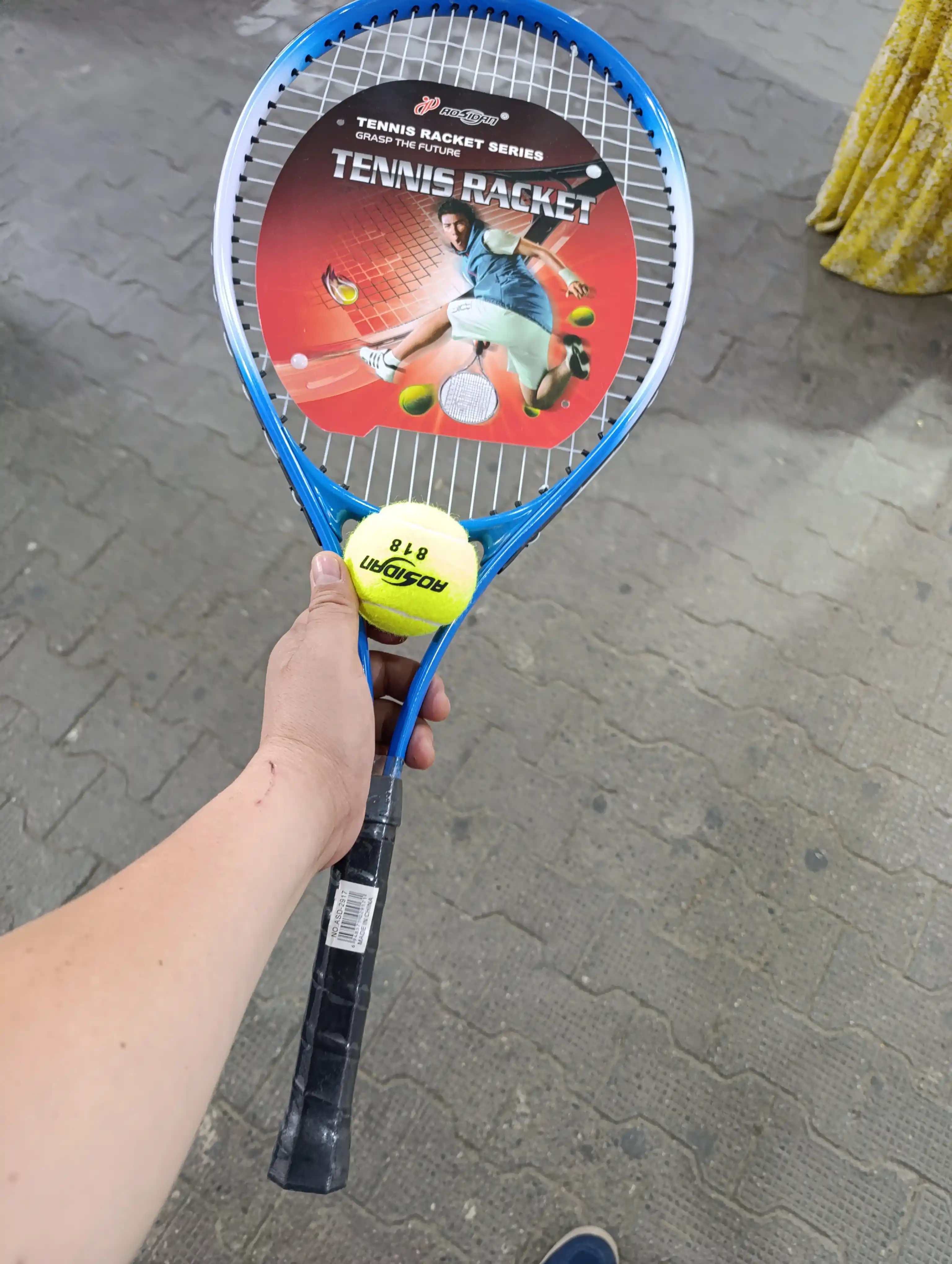 Professional tennis raketka to‘plami | 1 raketka + 1 koptok + chexol | boshlovchilar uchun