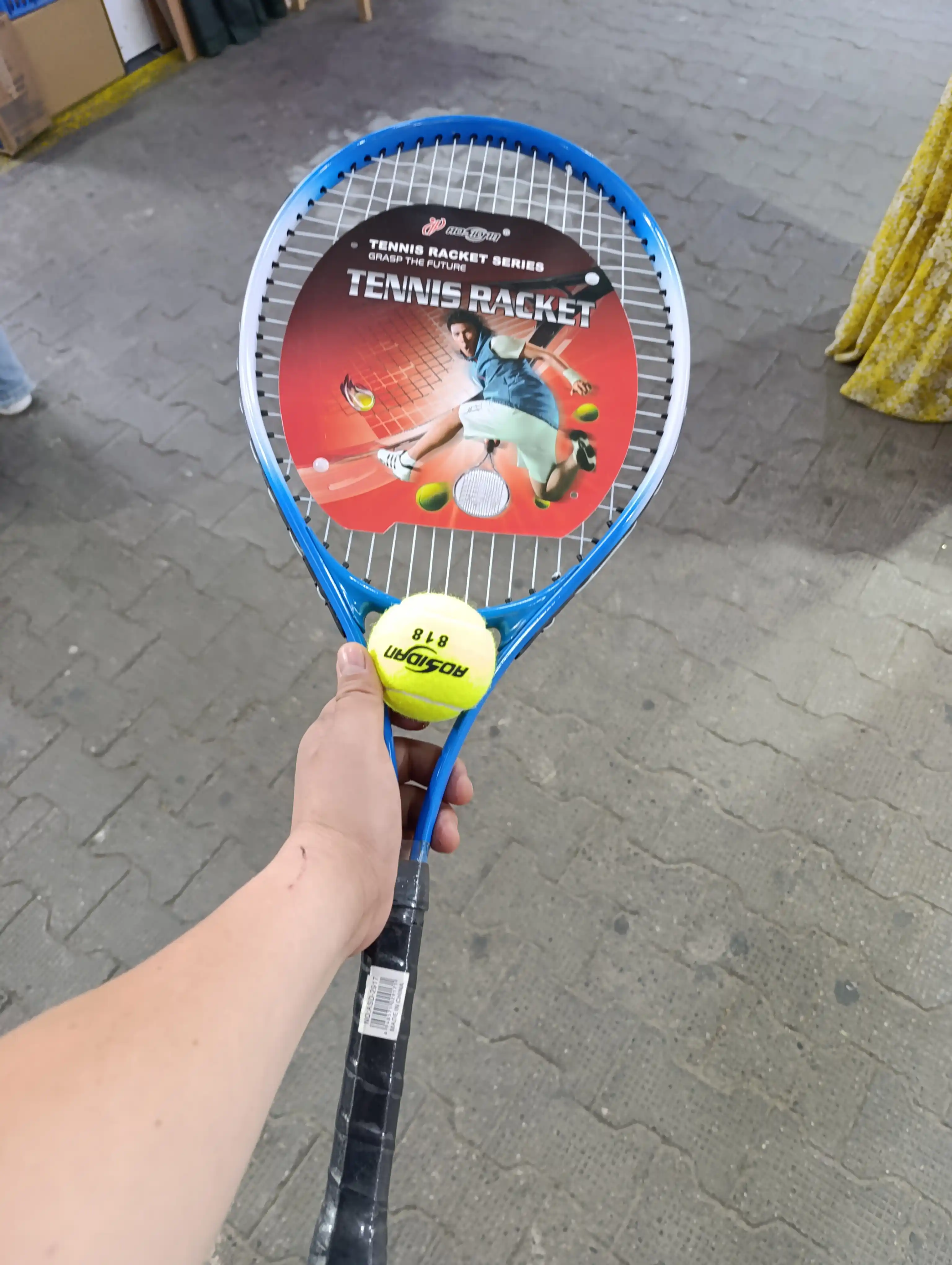 Professional tennis raketka to‘plami | 1 raketka + 1 koptok + chexol | boshlovchilar uchun