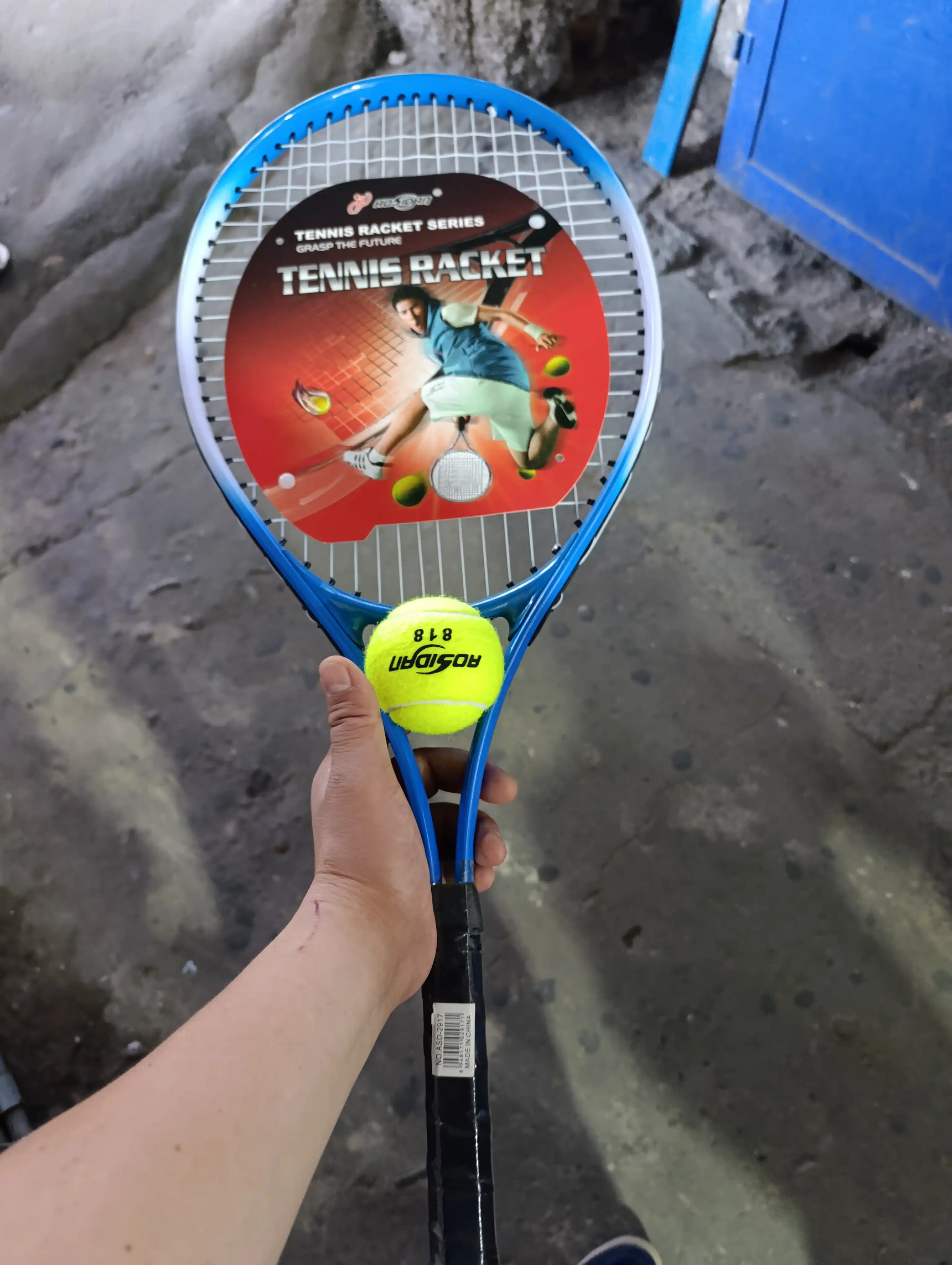 Professional tennis raketka to‘plami | 1 raketka + 1 koptok + chexol | boshlovchilar uchun