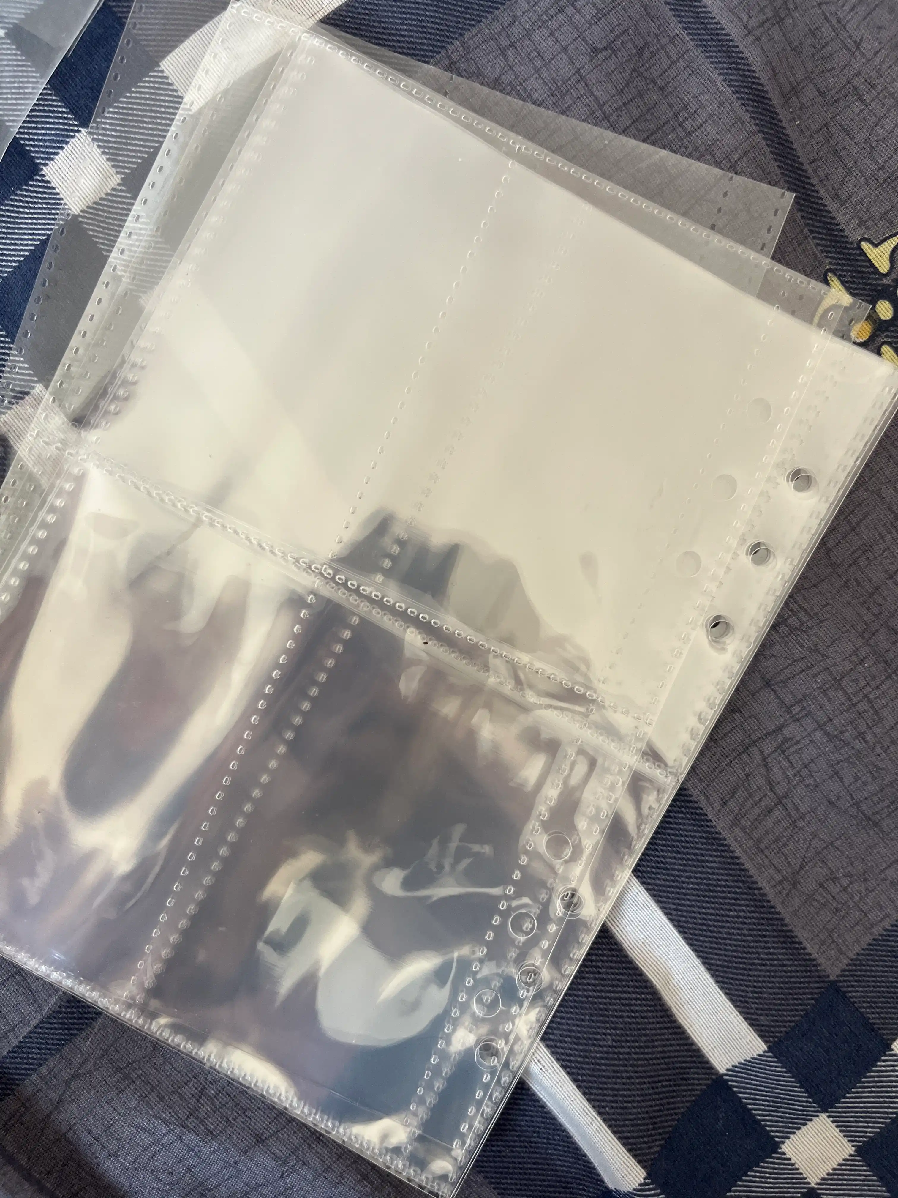 Binder - A5 K-pop kartalari uchun albom, shaffof 10 ta fayl