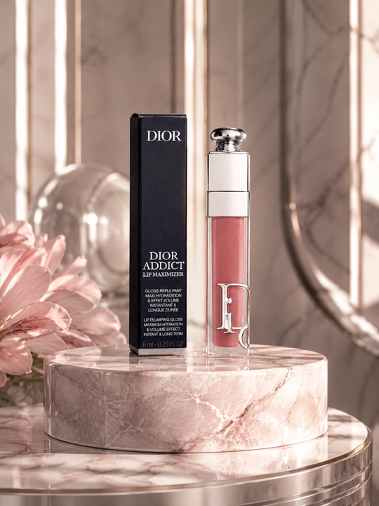 Роскошный блеск для объема и сияния губ Dior Lip Glow Oil 038 Rose Nude увлажнение