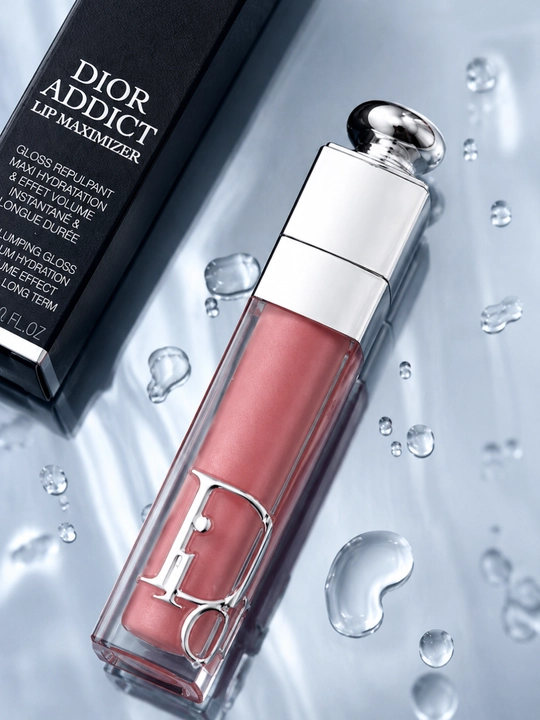 Роскошный блеск для объема и сияния губ Dior Lip Glow Oil 038 Rose Nude увлажнение