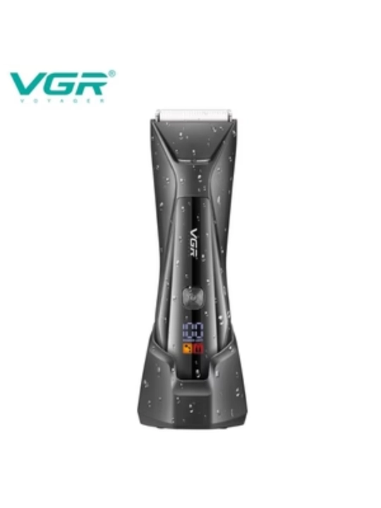 VGR V-938 butun tana uchun trimmer, suv o'tkazmaydi, xavfsiz tishlar, displey va chiroqcha