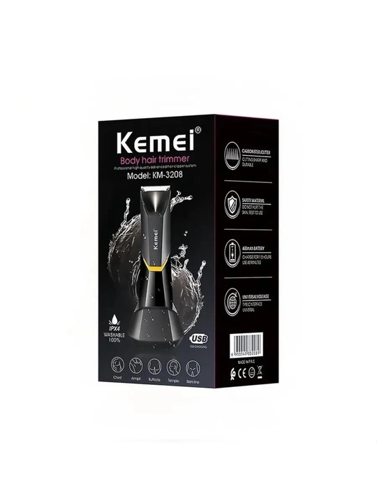 Профессиональный бодигруммер Kemei KM-3208 для ухода за телом и тонких участков - 