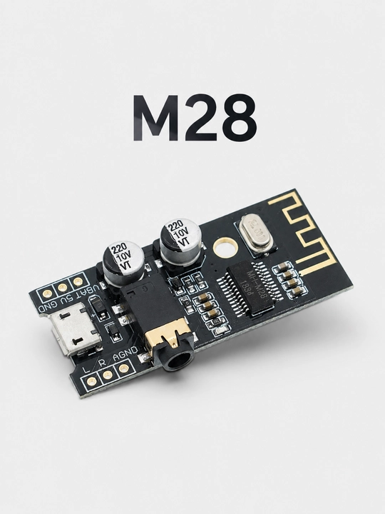 Bluetooth 4.2 MP3 декодер модуль M18/M28/M38, стерео, USB/литиевое питание