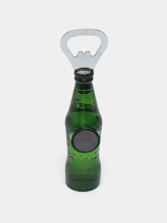 Мини открывашка для бутылок Cola, Fanta и Sprite с магнитом на холодильник декоративный