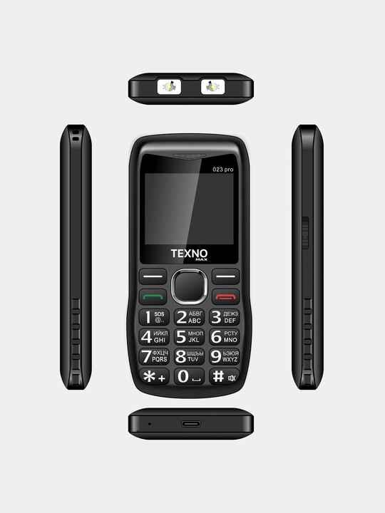 Кнопочный телефон Texnomax 023 Pro - 