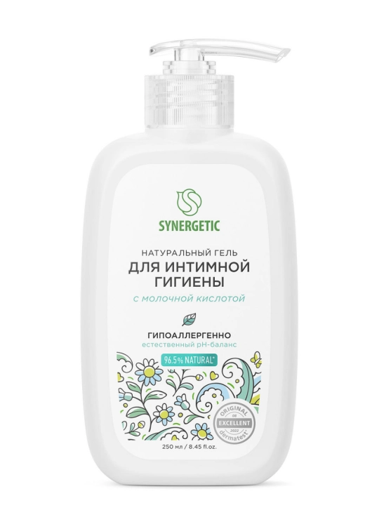 Intim gigiyena uchun tabiiy Synergetic geli, 250 ml