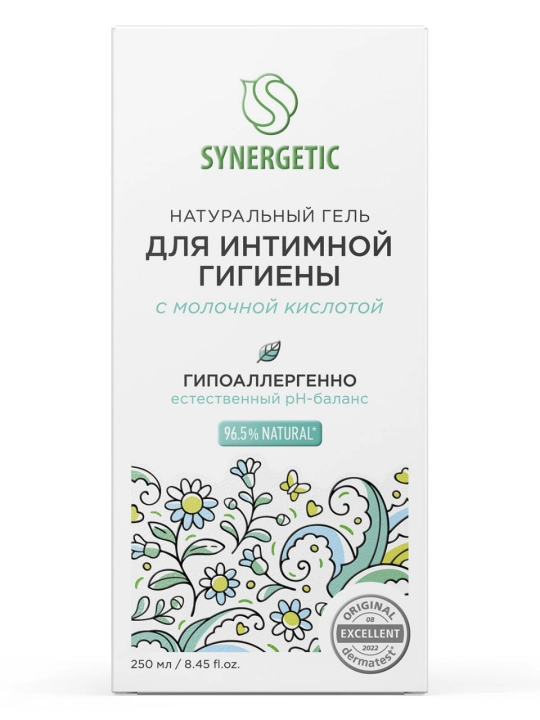 Intim gigiyena uchun tabiiy Synergetic geli, 250 ml