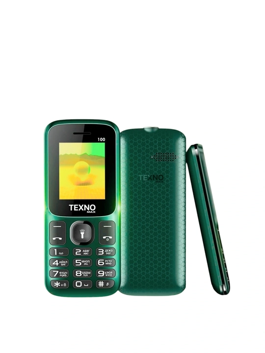 Кнопочный телефон Texno max 100 CLASSIC, без камеры, без интернета - 