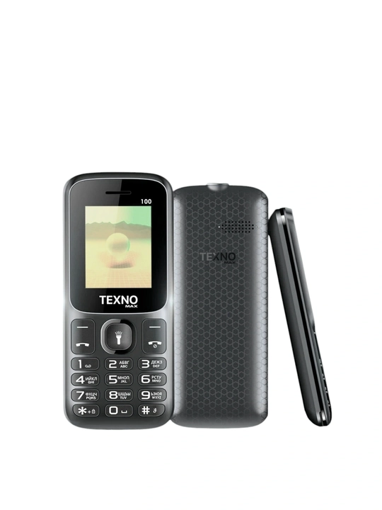Кнопочный телефон Texno max 100 CLASSIC, без камеры, без интернета - 