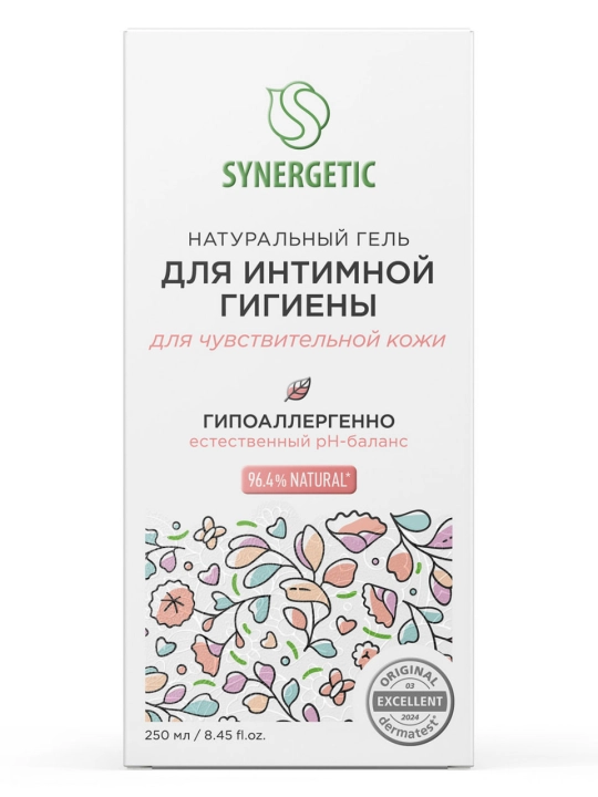 Гель для интимной гигиены SYNERGETIC для чувствительной кожи  250 мл
