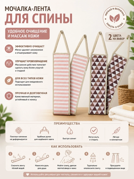 Мочалка для тела - 