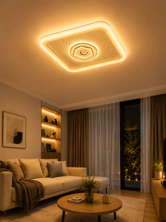 Плафон Hi-Tech LED, люстра, светильник, бра, лампа в стиле минимализм, 3 режима свечения