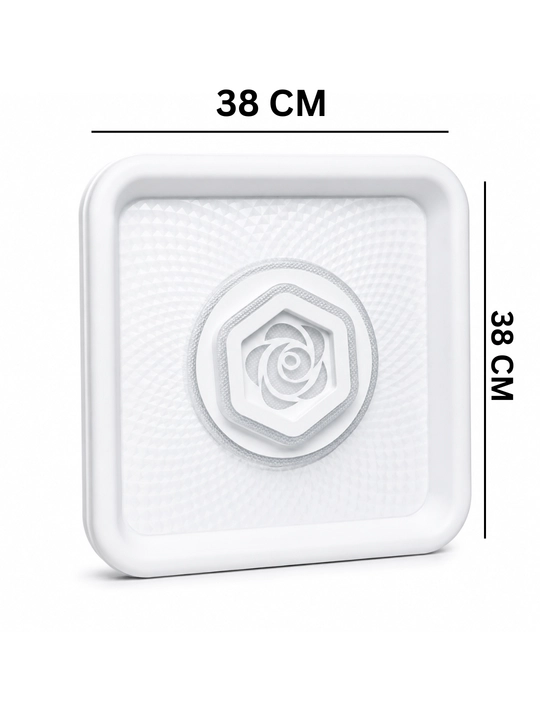 Plafon Hi-Tech LED, qandil, lustra, chiroq, lampo, minimalism uslubida, 3 xil rejim yonish