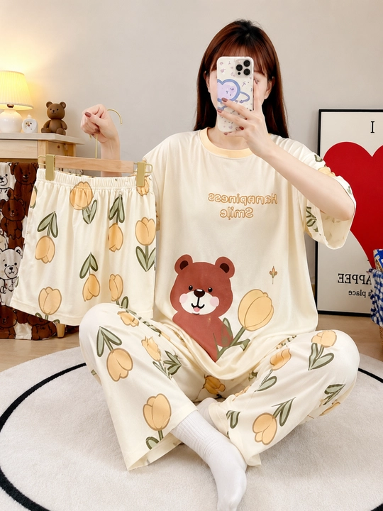 Pijama 3 talik standart  razmer 44-52 - 