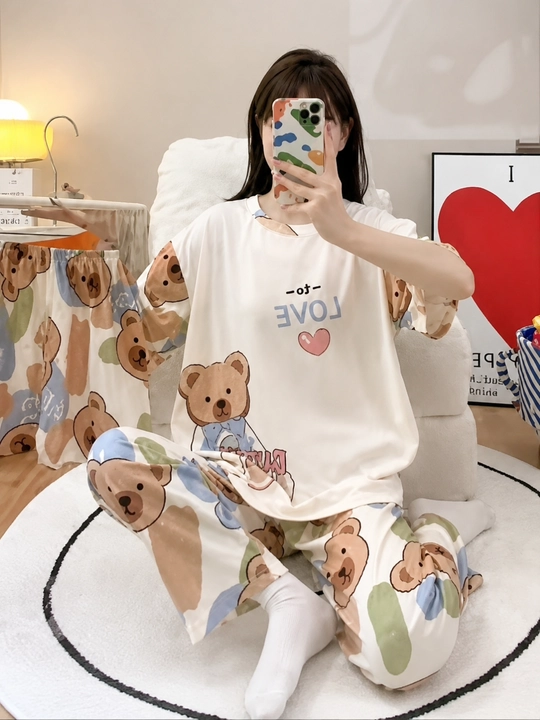 Pijama 3 talik standart  razmer 44-52 - 