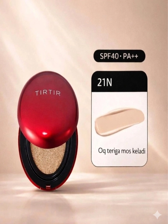 TIRTIR Mask Fit Red Cushion SPF40 PA++ полуматовый стойкий кушон