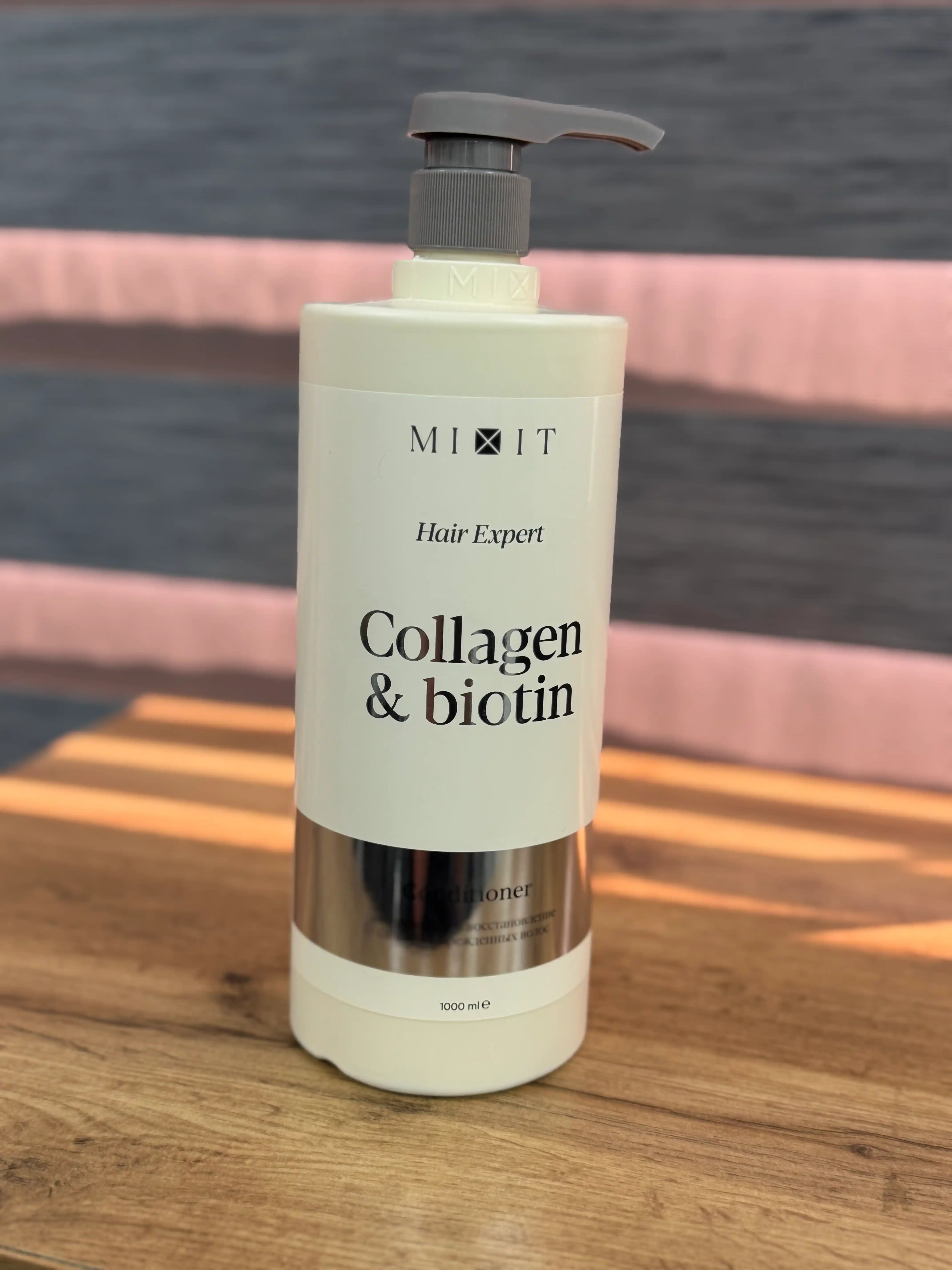 MIXIT Collagen & Biotin tiklovchi balzam-konditsioner, 1000 ml