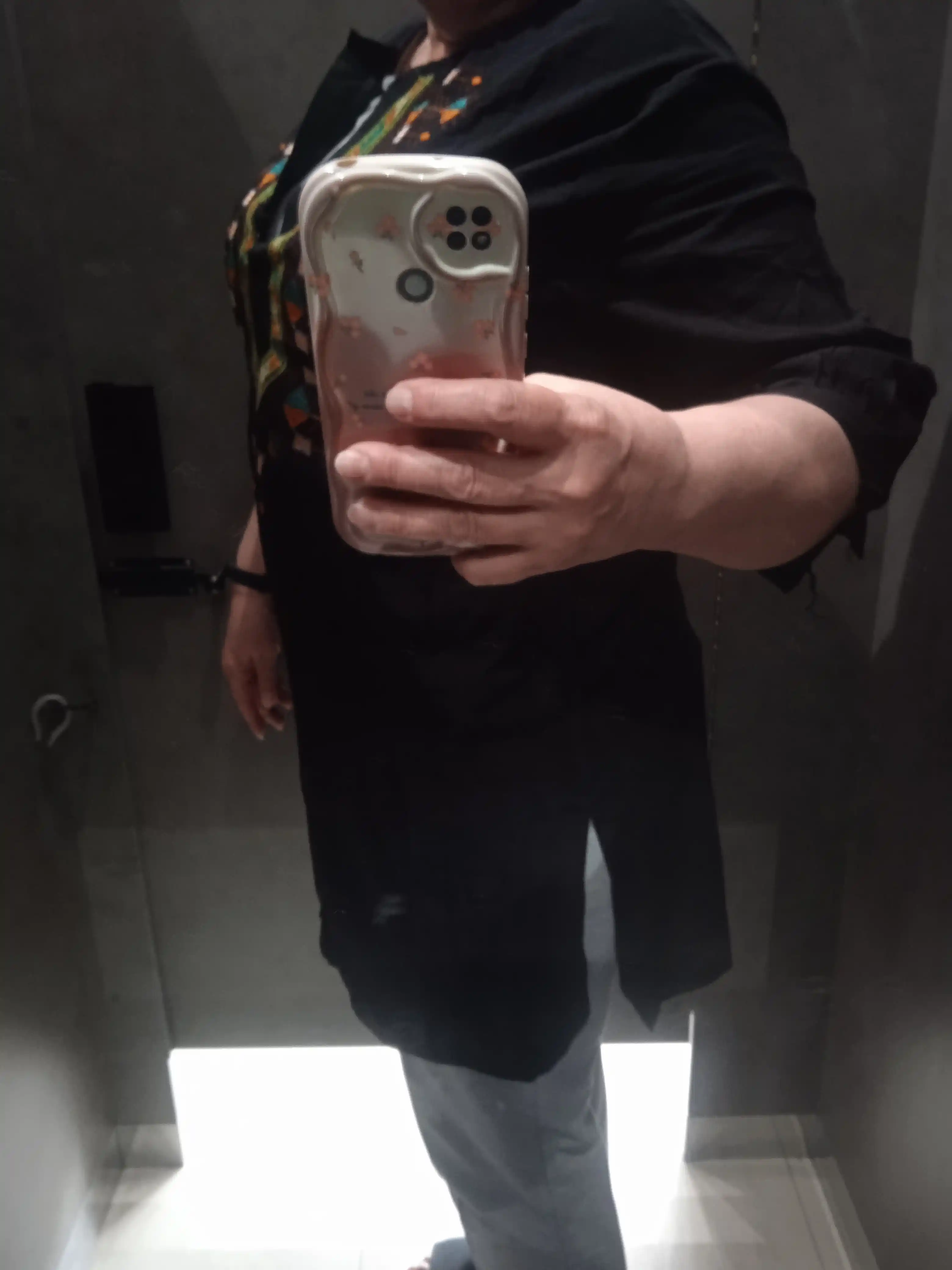 Ayollar ko‘ylagi, tunika, XL-4XL, kashta tikilgan, paxta, zig‘ir tolali, yozgi, katta o‘lchamli