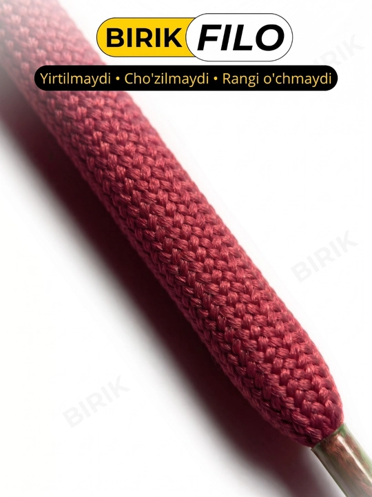 BIRIK FILO - Круглые шнурки 5мм полиэстер 80 см