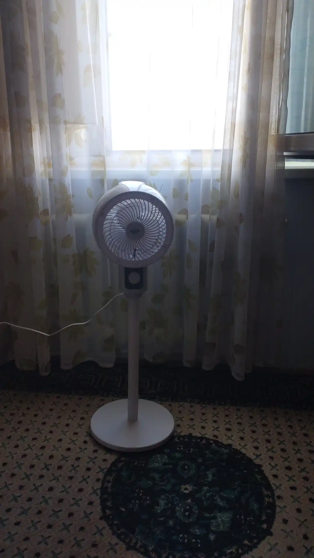 Pol ventilyatori Uakeen, pultli, 45W, jim ishlaydigan uy ventilyatori