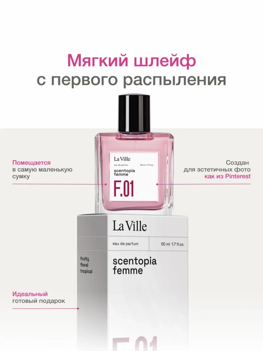 Ayollar uchun "La Ville" atir suvi