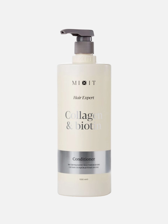 MIXIT Collagen & Biotin tiklovchi balzam-konditsioner, 1000 ml
