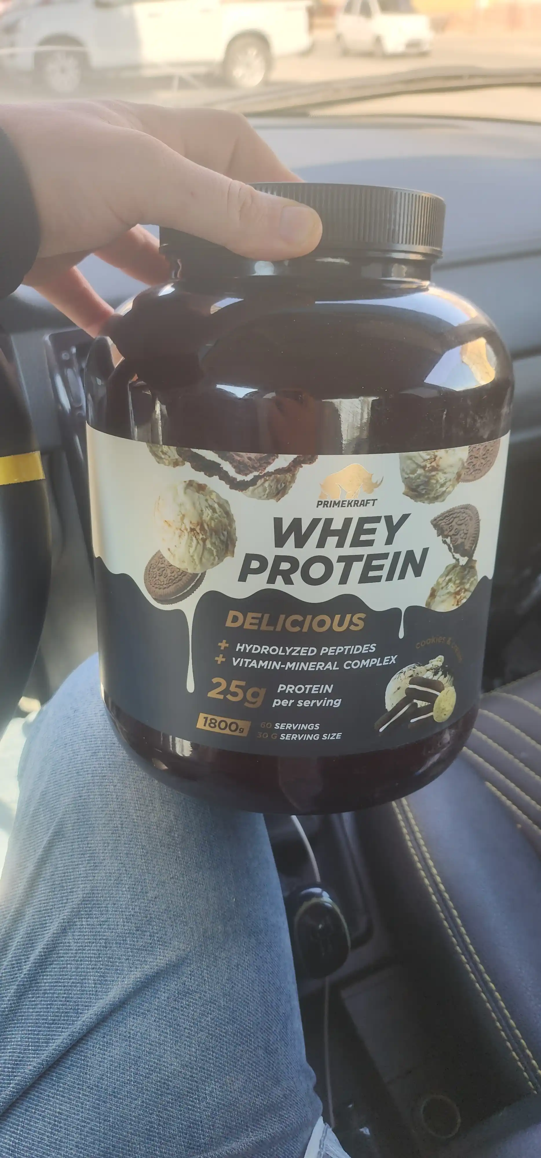 Peptidli protein Whey Delicious Primekraft, 1800 g, 60 porsiya