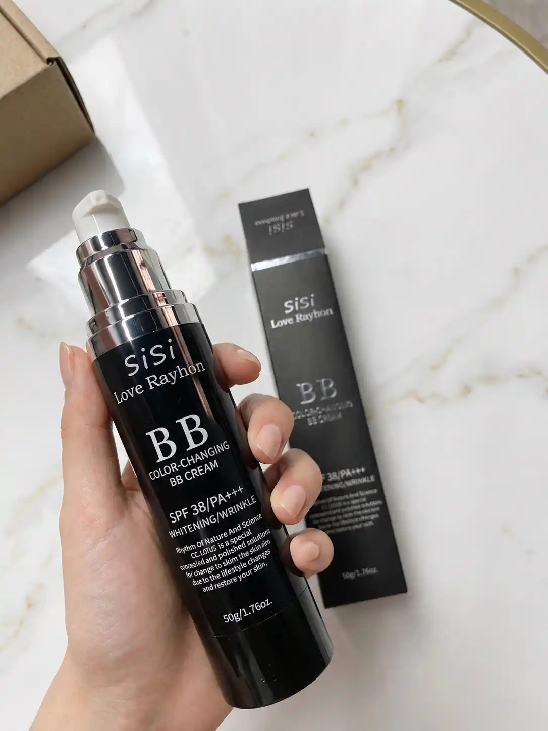 SiSi Love Rayhon Color Changing BB Cream SPF 38 moslashuvchi BB krem 50 g